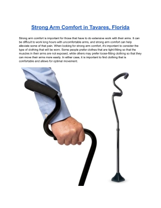 Strong Arm Comfort in Tavares, Florida