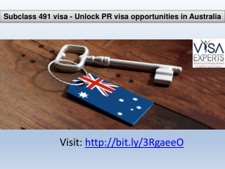 Subclass 491 visa - Unlock PR visa opportunities in Australia
