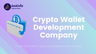 Crypto Wallet Development Company