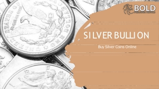 Silver Bullion | BOLD Precious Metals