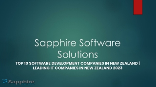 Top 10 Software Development Companies in New Zealand  Leading IT Companies in New Zealand 2023