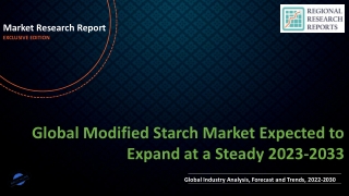 Modified Starch Market Expected to Expand at a Steady 2023-2033