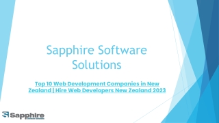 Top 10 Web Development Companies in New Zealand  Hire Web Developers New Zealand 2023