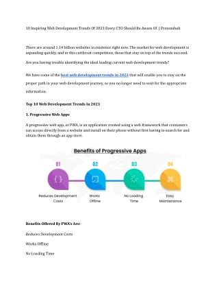 10 Inspiring Web Development Trends Of 2023 Every CTO Should Be Aware Of