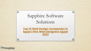 Top 10 Web Design Companies in Egypt  Hire Web Designers Egypt 2023