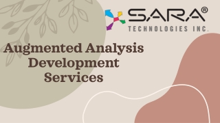 Augmented Analysis Development Services