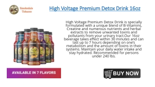 High Voltage Premium Detox Drink 16oz