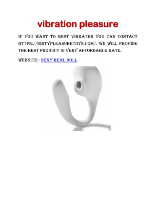vibration pleasure