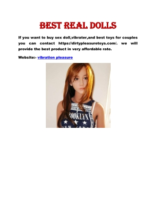best real dolls