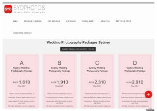 Sydney Wedding Photography Packages