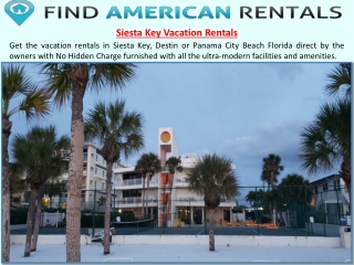 Siesta Key Vacation Rentals