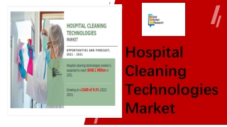 Hospital Cleaning Technologies Market Share, Insights, & Forecast 2031