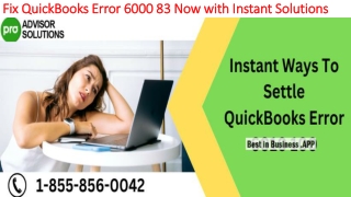 A quick and easy guide to resolve QuickBooks Error 6010 100