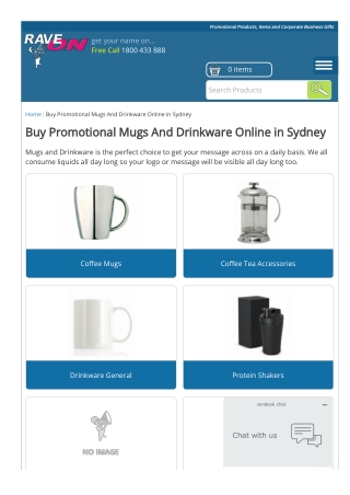 Promotional Mugs And Drinkware