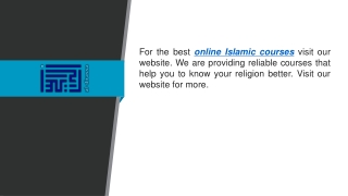 Online Islamic Courses  en.al-dirassa.com