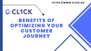 Benefits of Optimizing Your Customer Journey