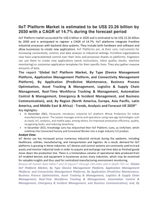 IIoT Platform Market