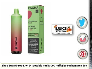 Shop Strawberry Kiwi Disposable Pod (3000 Puffs) by Pachamama Syn