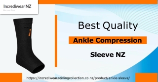 Best quality ankle compression sleeve NZ