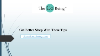 Get Better Sleep With These Tips