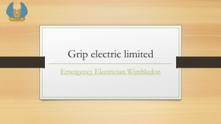 Emergency Electrician Wimbledon | Gripelectric.net