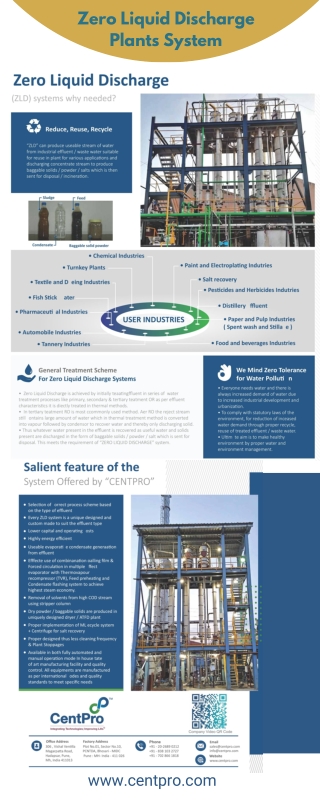 What is Zero Liquid Discharge Plants System