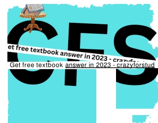 Get free textbook answer in 2023 - crazyforstudy