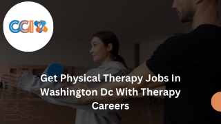 Choose The Best Physical Therapy Jobs in Maryland