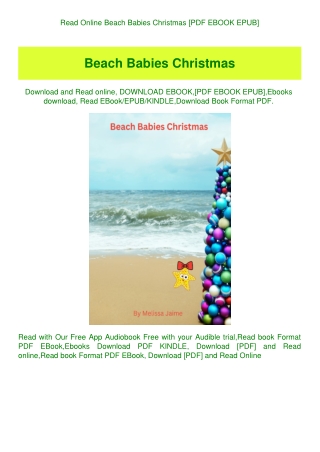 Read Online Beach Babies Christmas [PDF EBOOK EPUB]