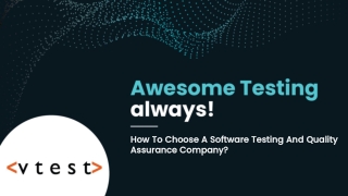 QA testing services in India & US