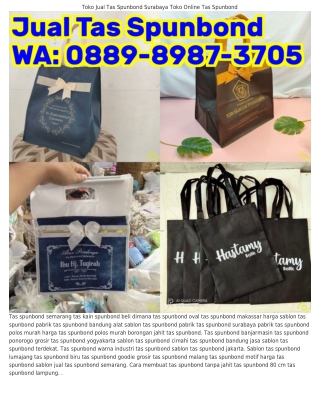 Ö88ᑫ_8ᑫ8ᜪ_౩ᜪÖ5 (WA) Tas Spunbond Cibadak Bandung Tas Spunbond 80 Cm