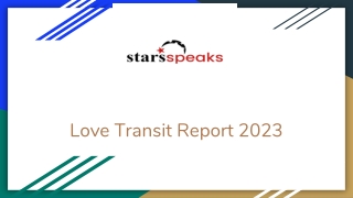 Love Transit Report 2023