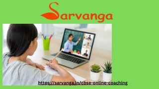 Online Coaching Classes for Class 12  | Sarvanga