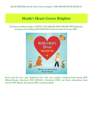 READ [EBOOK] Heath's Heart Grows Brighter {PDF EBOOK EPUB KINDLE}