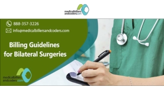 Billing Guidelines for Bilateral Surgeries