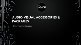 AUDIO VISUAL ACCESSORIES & PACKAGES