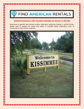 Unfold Kissimmee with Vacation Rentals by Owner in Florida