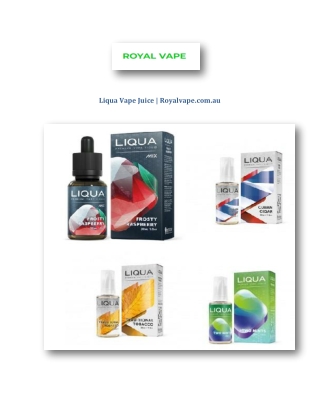 Liqua Vape Juice