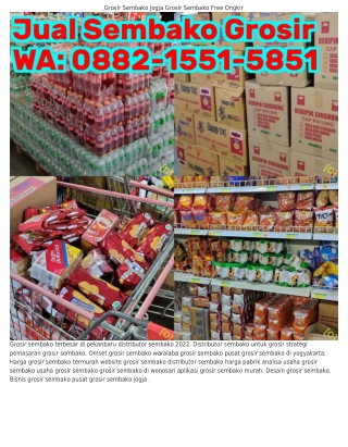 Ö88ᒿ~I55I~585I (WA) Grosir Sembako Gudang Toko Grosir Sembako Terdekat Dari Loka
