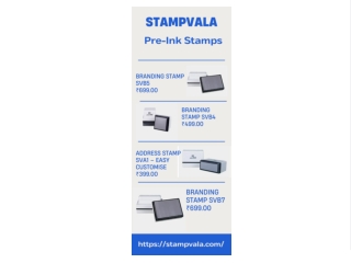 Pre Ink Stamp Dealers in India