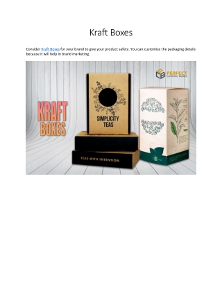 Kraft Boxes