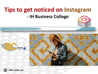 Tips to get noticed on Instagram - ih Business College