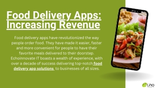 Food Delivery Apps For Increasing Revenue