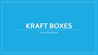 Kraft Boxes