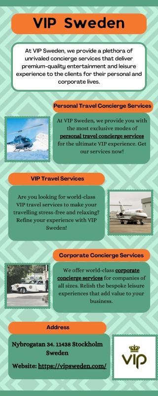 Personal Travel Concierge Services