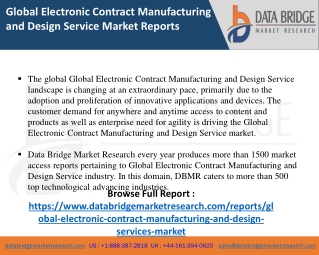 Electronic Contract Manufacturing and Design Service Market-SE