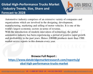 High-Performance Trucks Market- Automotive