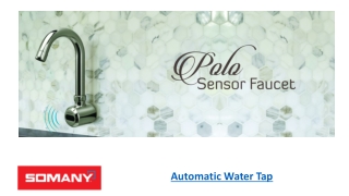 Benefits of Automatic Water Tap