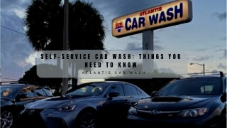 Car Wash Self-service: What You Need to Know
