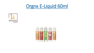 Orgnx E-Liquid 60ml